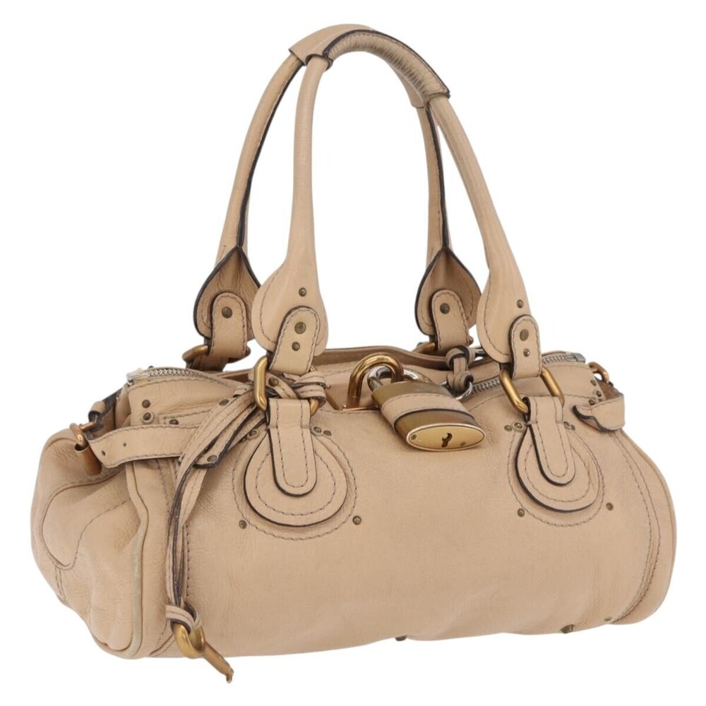 Chloe Paddington Lock Leather Small